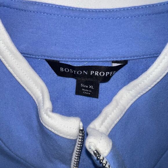 Boston proper beyond travel chic half zip snap pockets, stretchy knit shacket XL - Picture 7 of 9